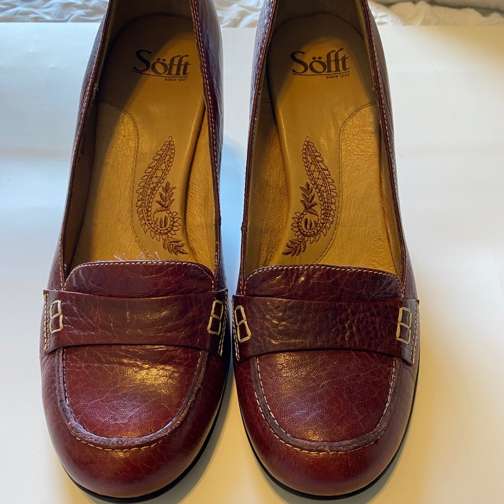 Red Sofft Leather Shoes